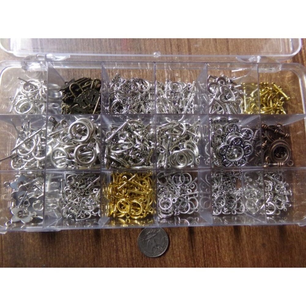 325+ Toggle Clasp Sets in Container Jewelry Making